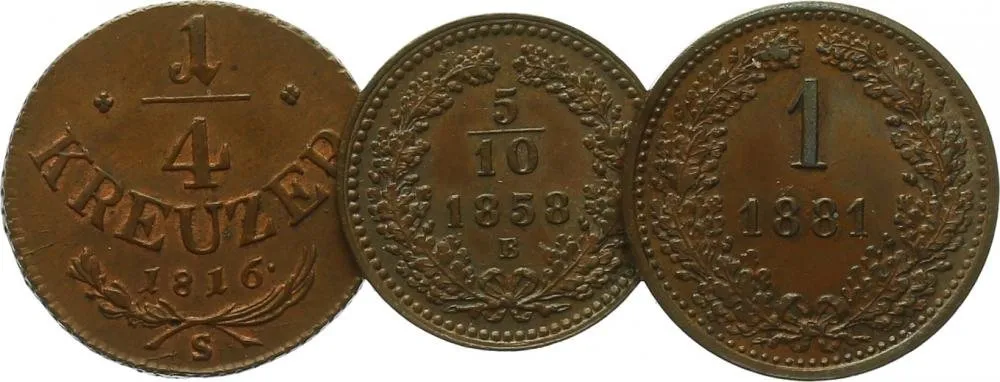 Rakouská a spolková měna, 1857 - 1892 — 1