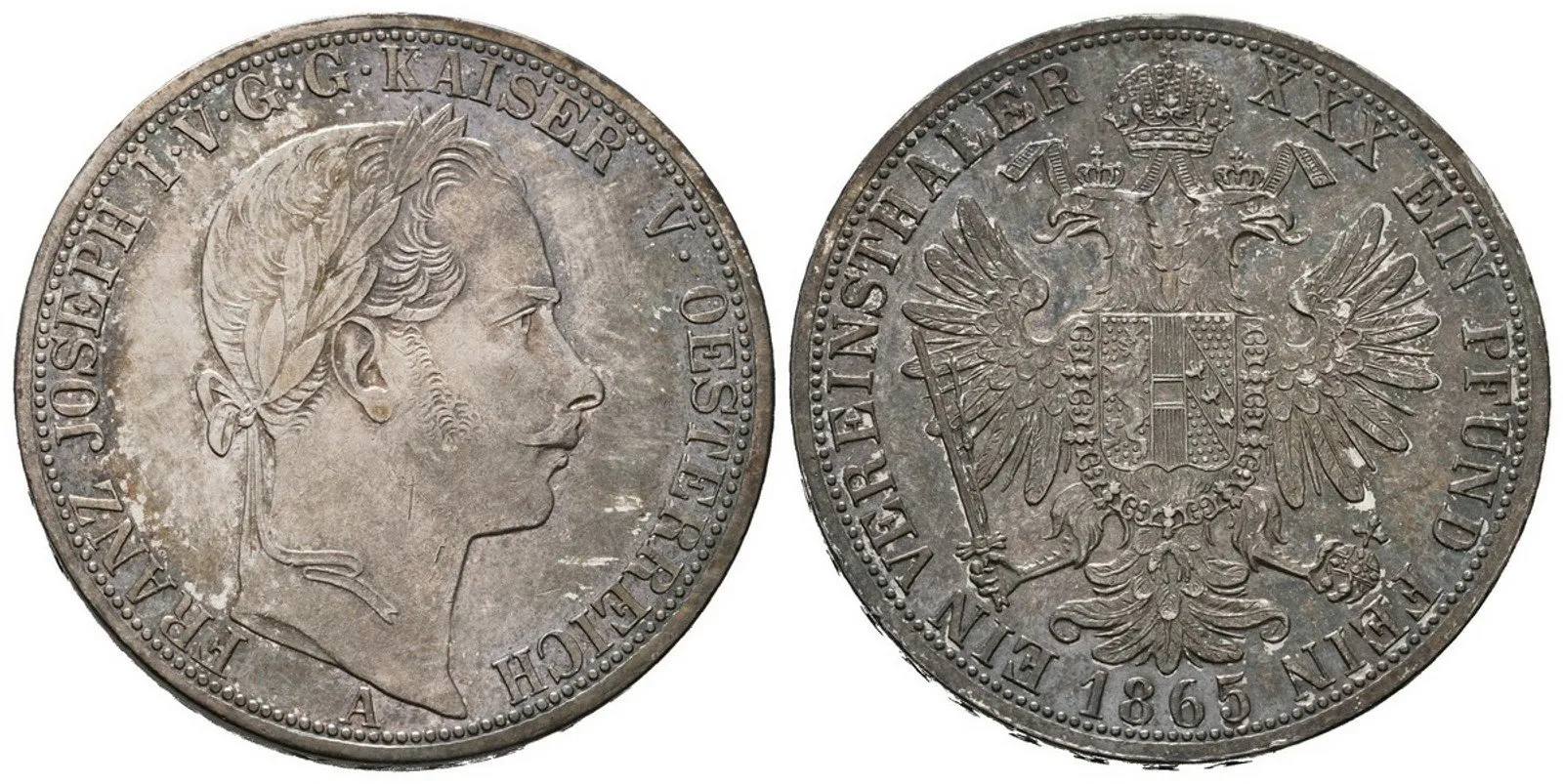 Tolar spolkový 1865 A