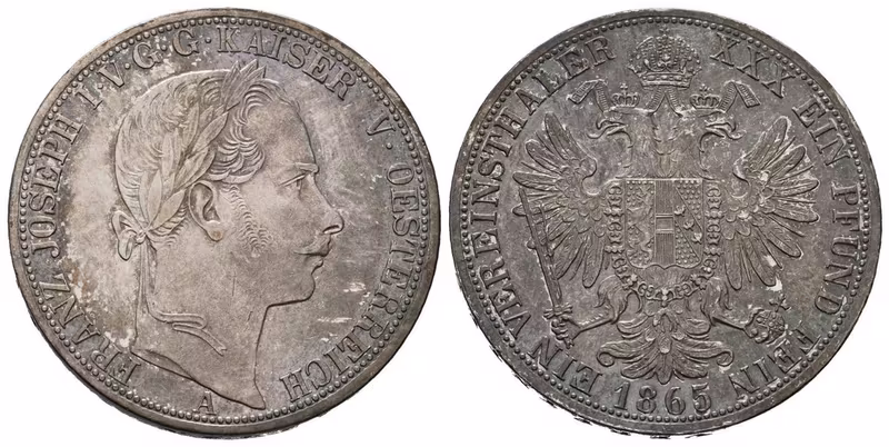 Tolar spolkový 1865 A