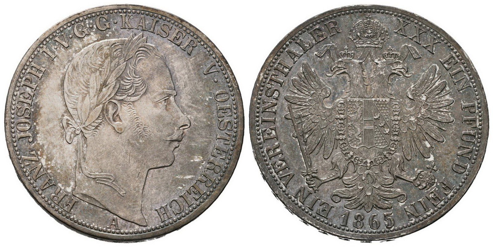 Tolar spolkový 1865 A