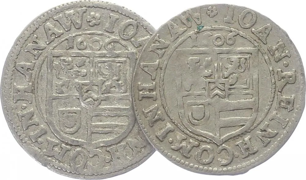 Hanau - Lichtenberg, Johann Reinhard, 1599 - 1625 — 1