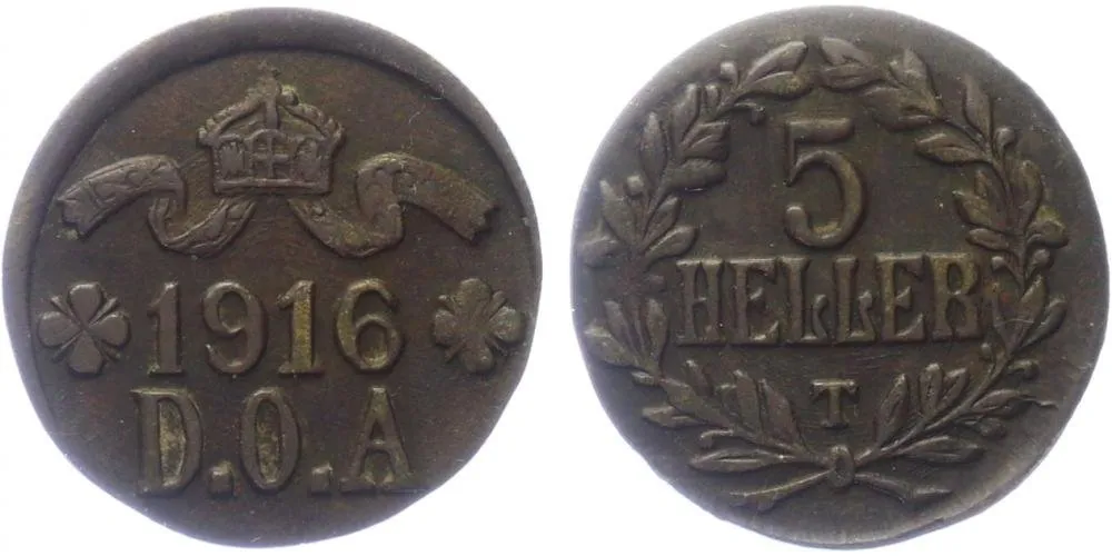 Koloniální ražby, Německá Východní Afrika — 1