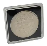 38 mm - Plastová kapsle/bublinka na mince QUADRUM - 1 kus - fotografie 2
