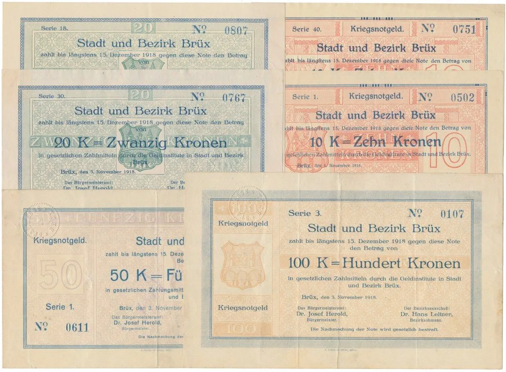 Nouzovky české od roku 1914 — 1
