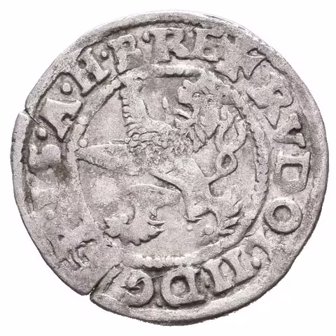 Malý groš 1580, Praha-Gebhart, HN.7a (opis 6b), značka volně,