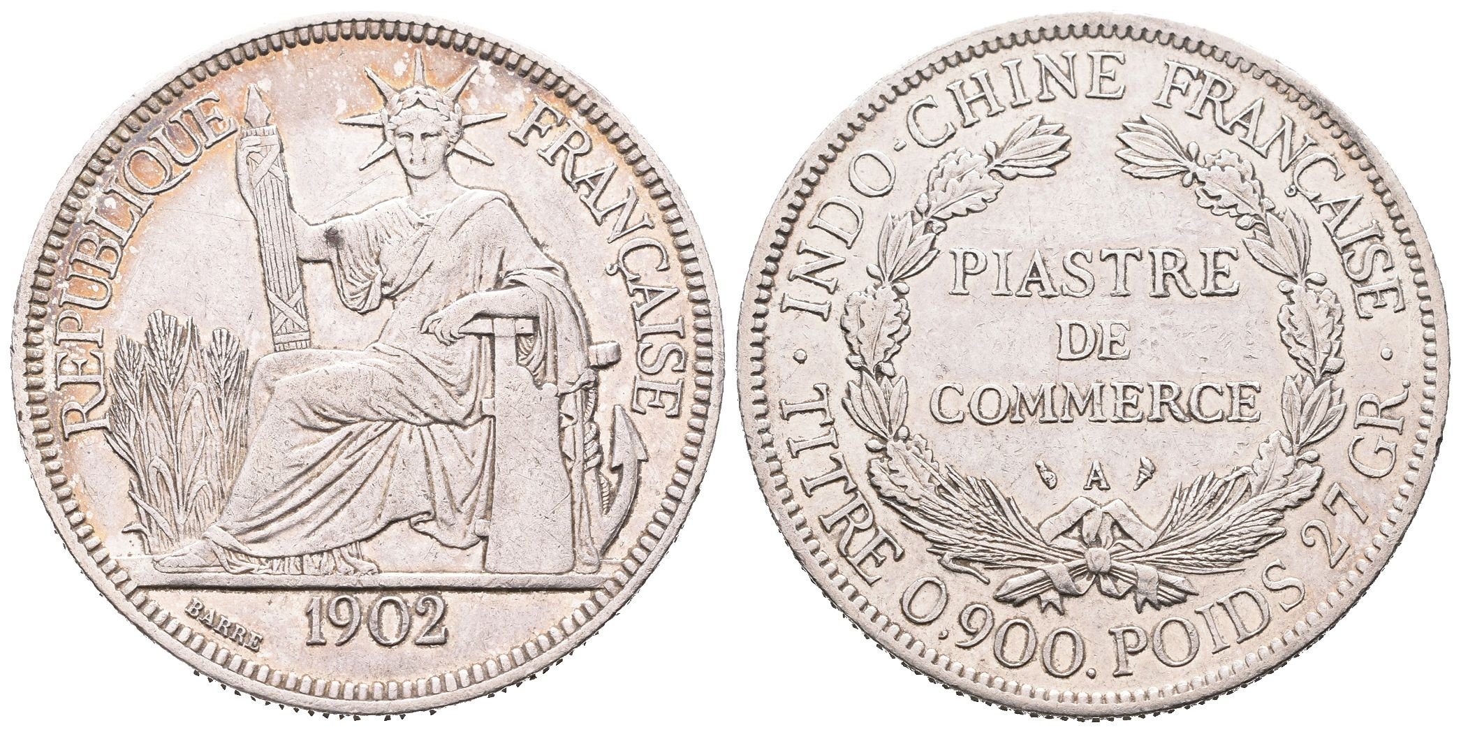 Francouzská Indočína, Piastre 1902 A