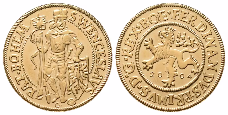 Medaile 2004 - Replika dukátu Ferdinanda I.