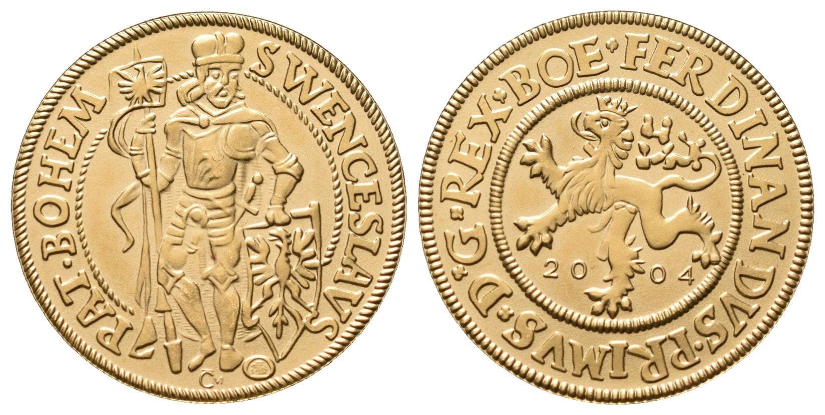 Medaile 2004 - Replika dukátu Ferdinanda I.