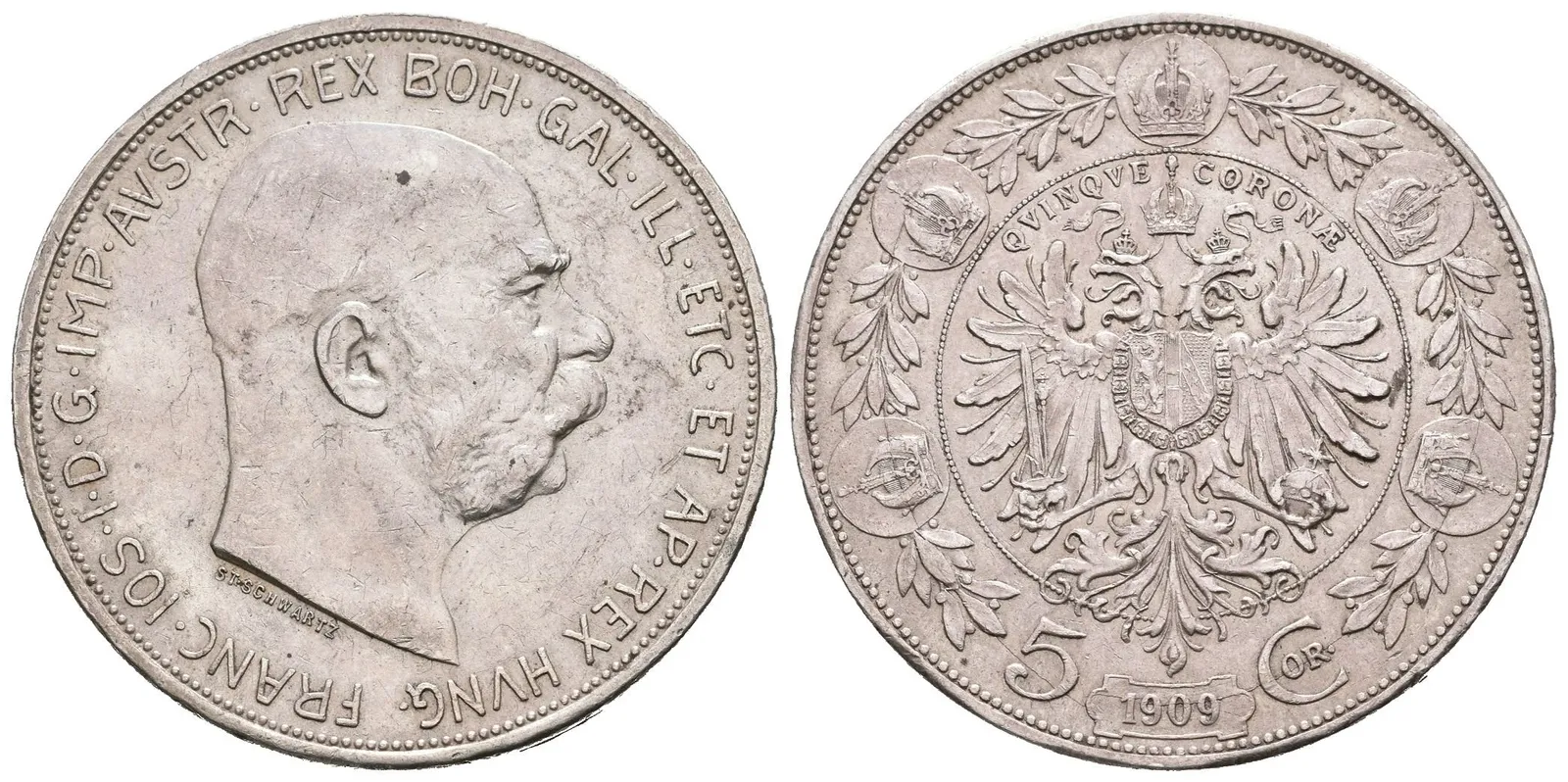5 Koruna 1909