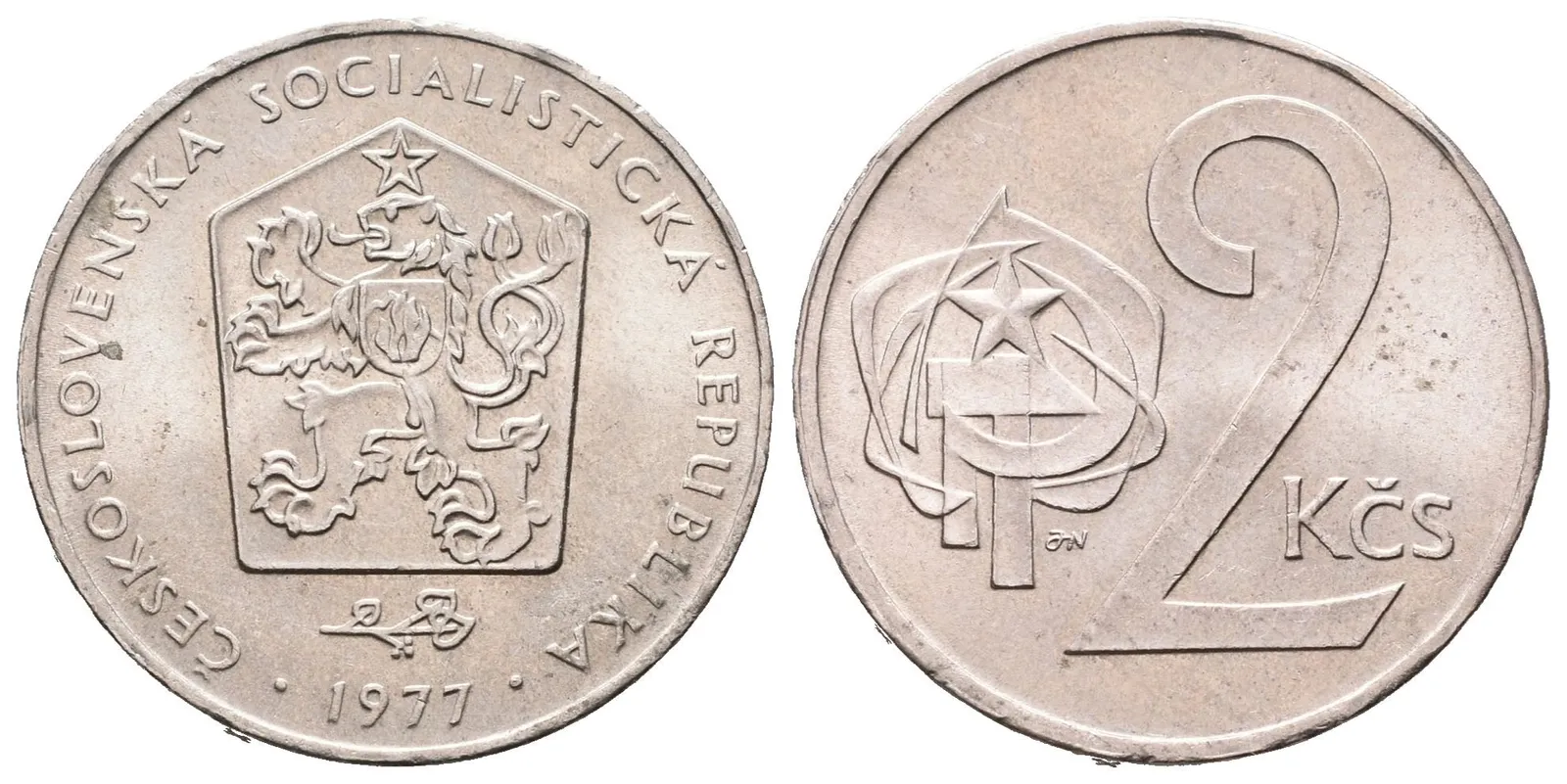 2 Koruna 1977