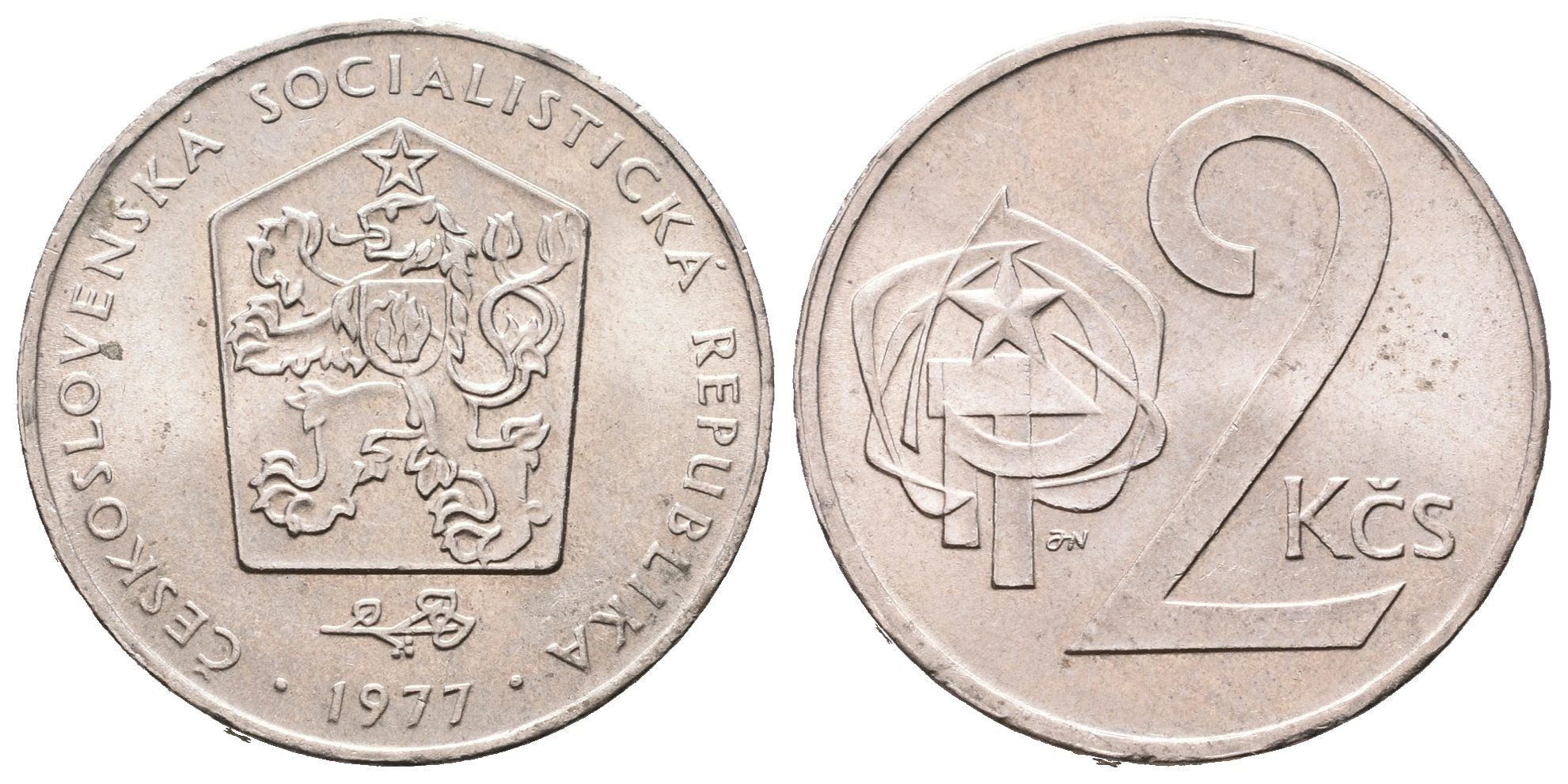 2 Koruna 1977