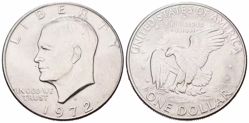 USA, 1 Dollar 1972  - Dwight D. Eisenhower