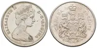 Kanada, 50 Cents 1960 - 1966 - 1 kus - fotografie 5