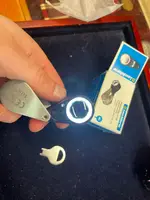 Lupa 10x, LED + UV Leuchtturm, Precizní kapesní lupa - fotografie 3