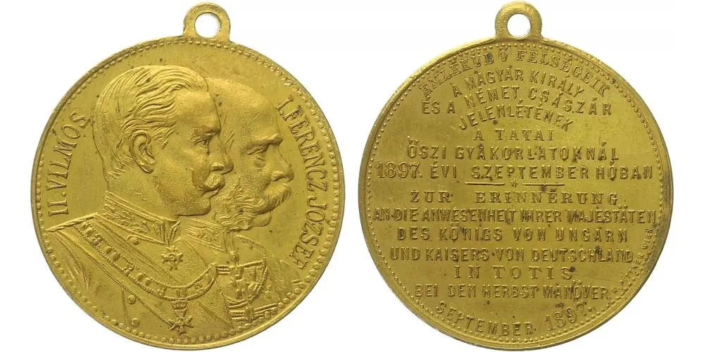 František Josef I., medaile vojenských manévrů — 1