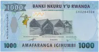 Rwanda, 1000 Francs 2019, P.39b