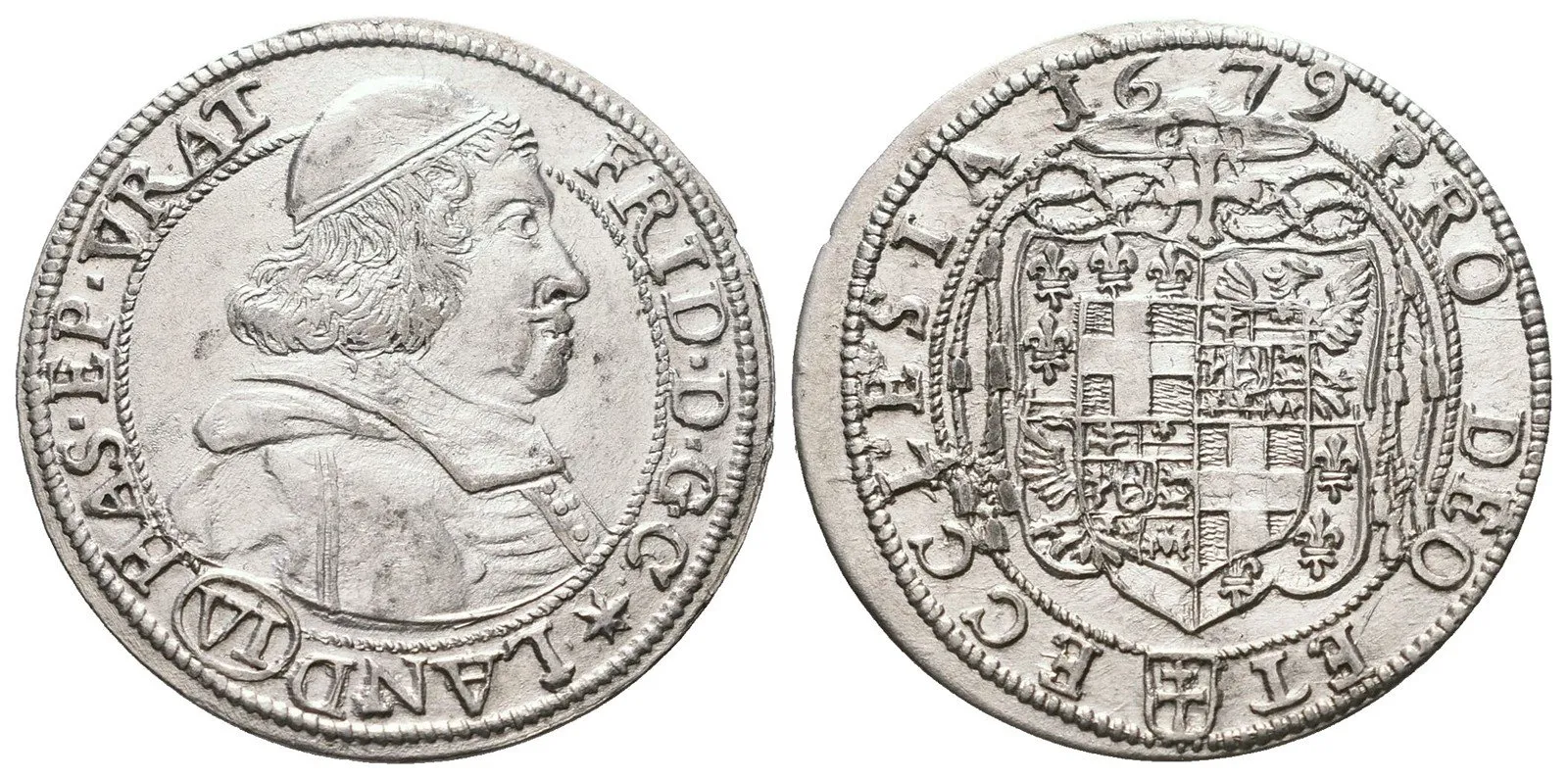 Vratislav - biskupství, Friedrich von Hessen-Darmstadt, 1671 - 1682 — 1