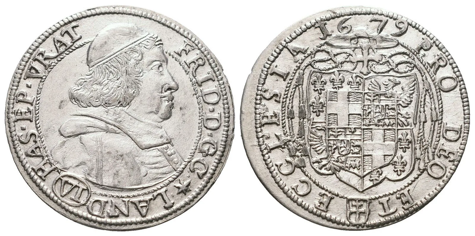 Vratislav - biskupství, Friedrich von Hessen-Darmstadt, 1671 - 1682 — 1