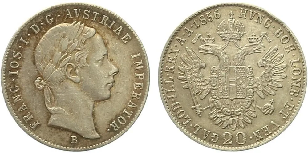 Konvenční měna, 1848 - 1857 — 1