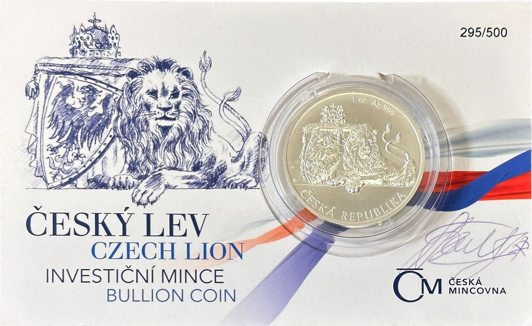 1 Dollar 2017 - Český lev