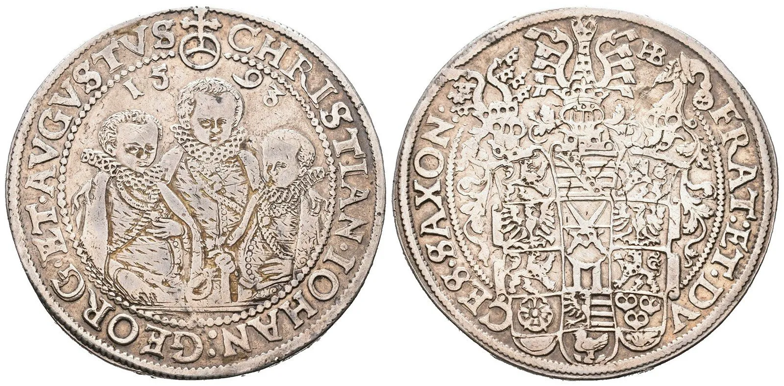 Sasko, Christian II., Johann Georg I. a August, 1591 - 1611 — 1