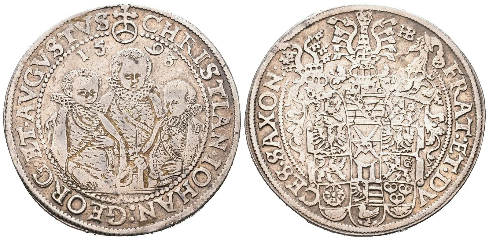 Sasko, Christian II., Johann Georg I. a August, 1591 - 1611 — 1