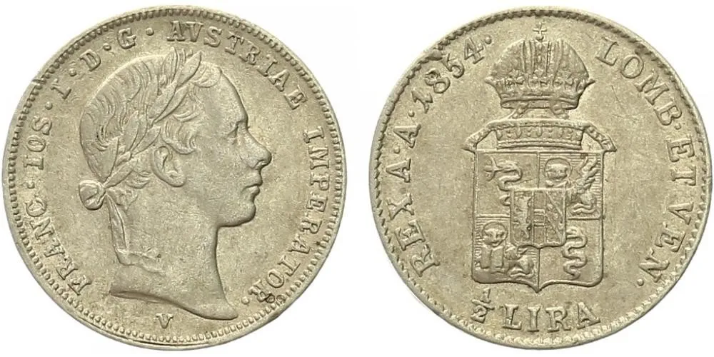 Konvenční měna, 1848 - 1857 — 1