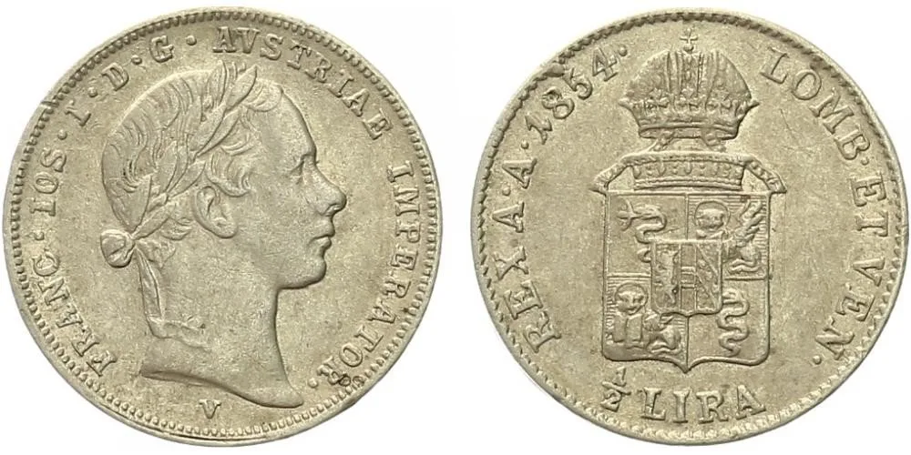 Konvenční měna, 1848 - 1857 — 1