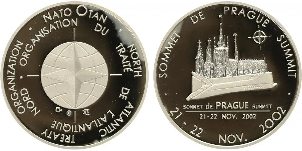 Česká mincovna, Medaile 2002 - Summit NATO 2002 - Praha
