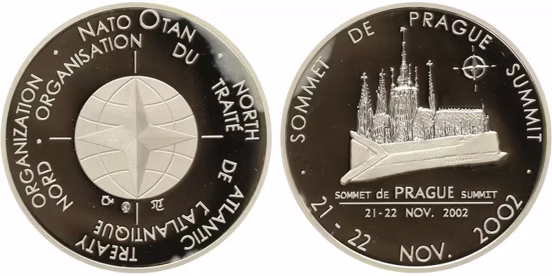 Česká mincovna, Medaile 2002 - Summit NATO 2002 - Praha