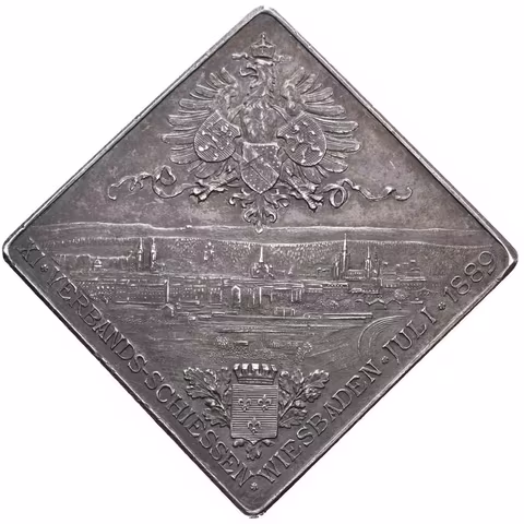 AR Klipa 1889 (A. Börsch) - XI. Spolkové střelby Wiesbaden.