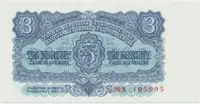 Československo, 3 Koruna 1953, tisk Praha, série MA, Hej.90b1