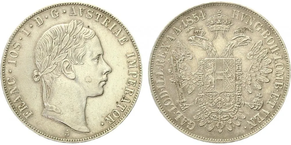 Konvenční měna, 1848 - 1857 — 1