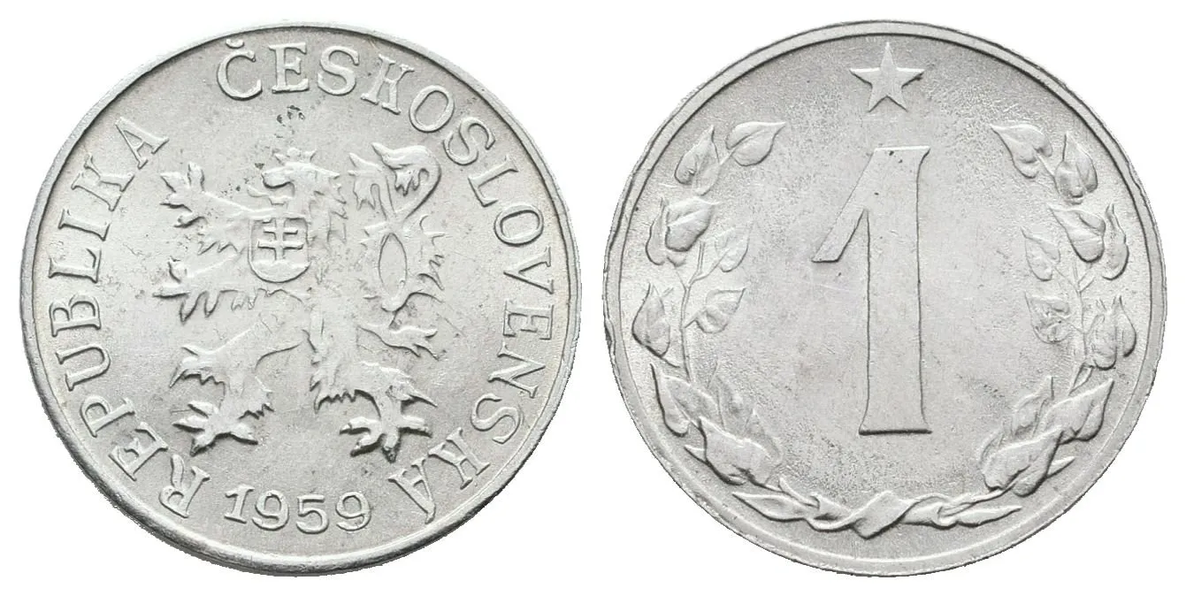 1 Haléř 1959