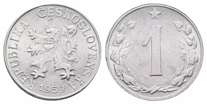 1 Haléř 1959