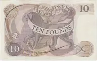 Velká Británie, 10 Pounds (1970~1975), Page, náhradní série M 08, P.376r - fotografie 2