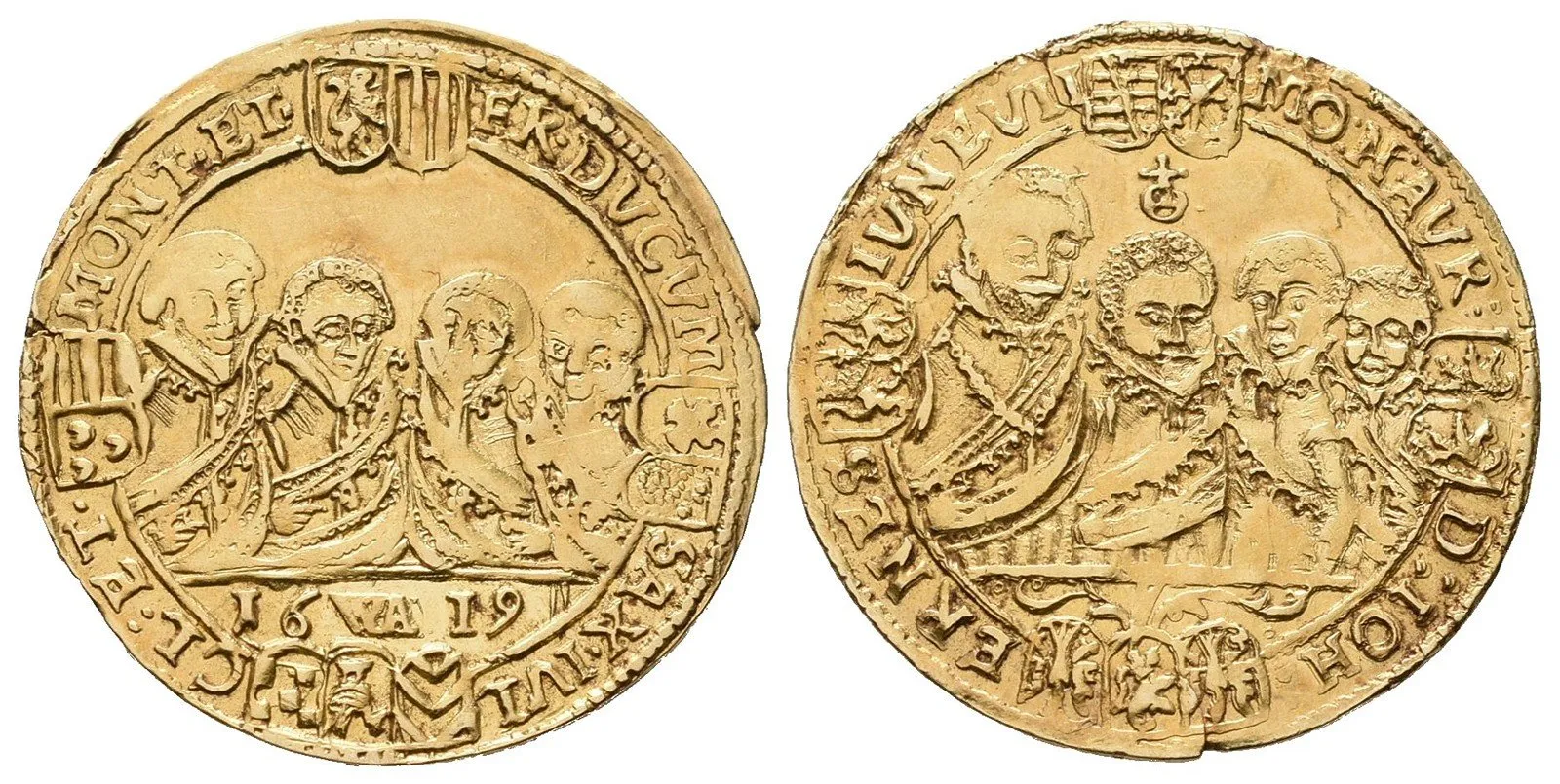 Sasko - Mittel - Weimar, Johann Ernst a bratři, 1603 - 1640 — 1