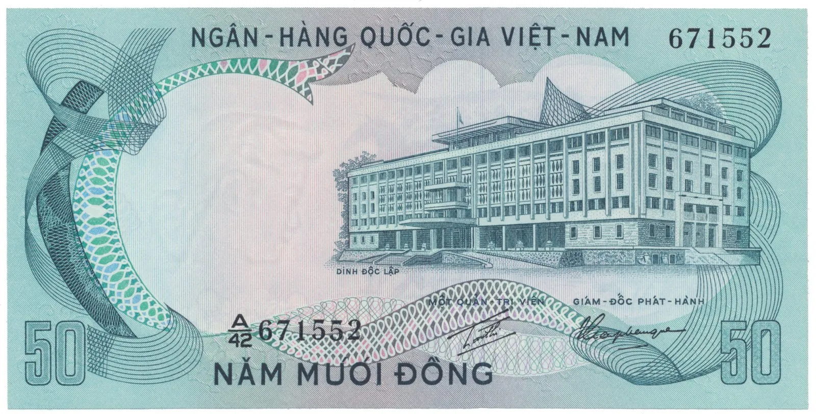 Jižní Vietnam, 50 Dong (1972), P.30a
