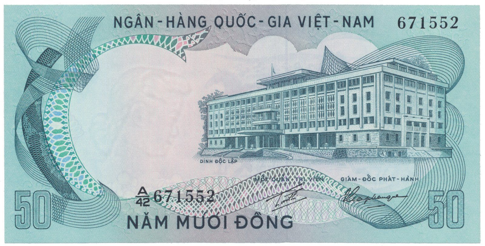 Jižní Vietnam, 50 Dong (1972), P.30a