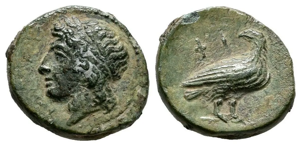 Sicilie, Akragas, Phintias, 287 - 279 př. Kr. — 1