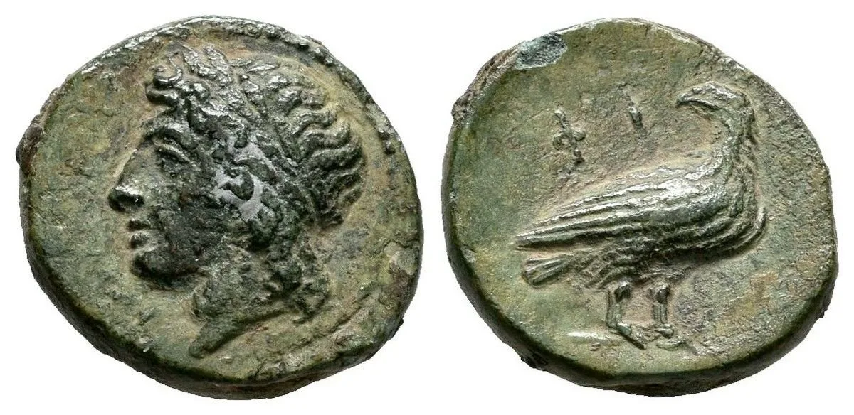 Sicilie, Akragas, Phintias, 287 - 279 př. Kr. — 1