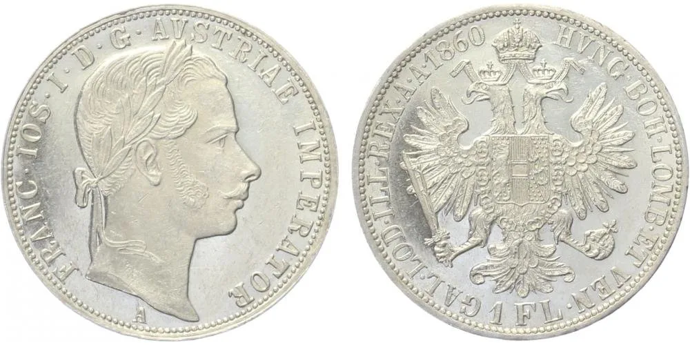 Rakouská a spolková měna, 1857 - 1892 — 1