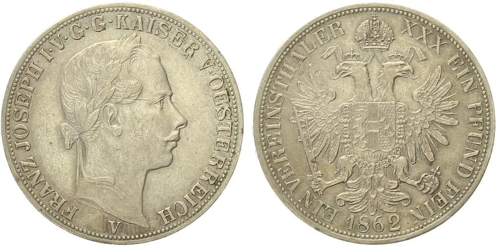 Rakouská a spolková měna, 1857 - 1892 — 1