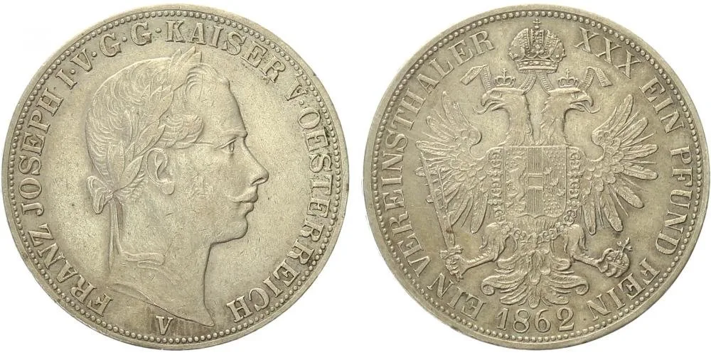 Rakouská a spolková měna, 1857 - 1892 — 1