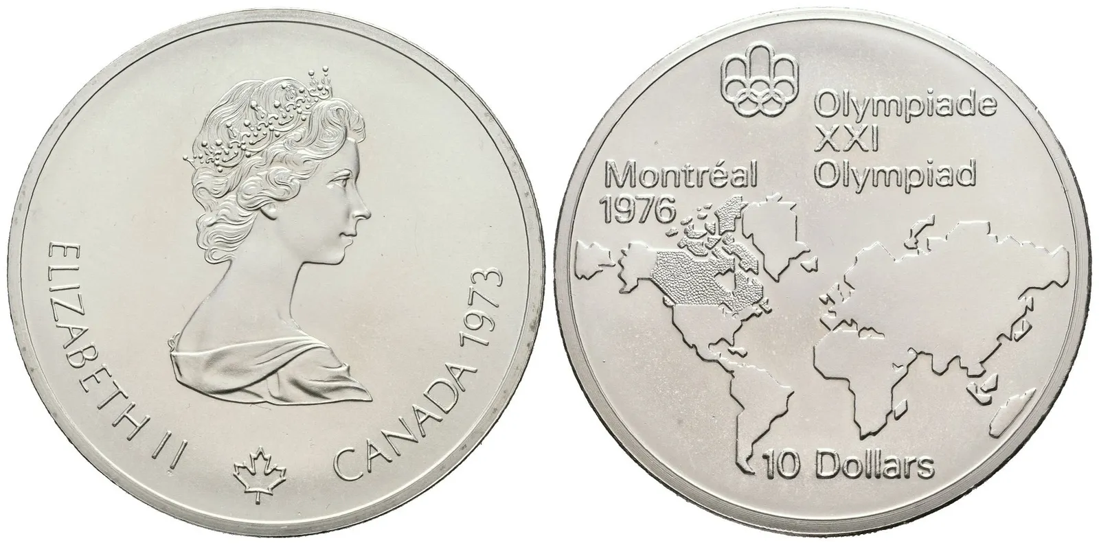 Kanada, 10 Dollar 1973 - XXI. Olympijské hry