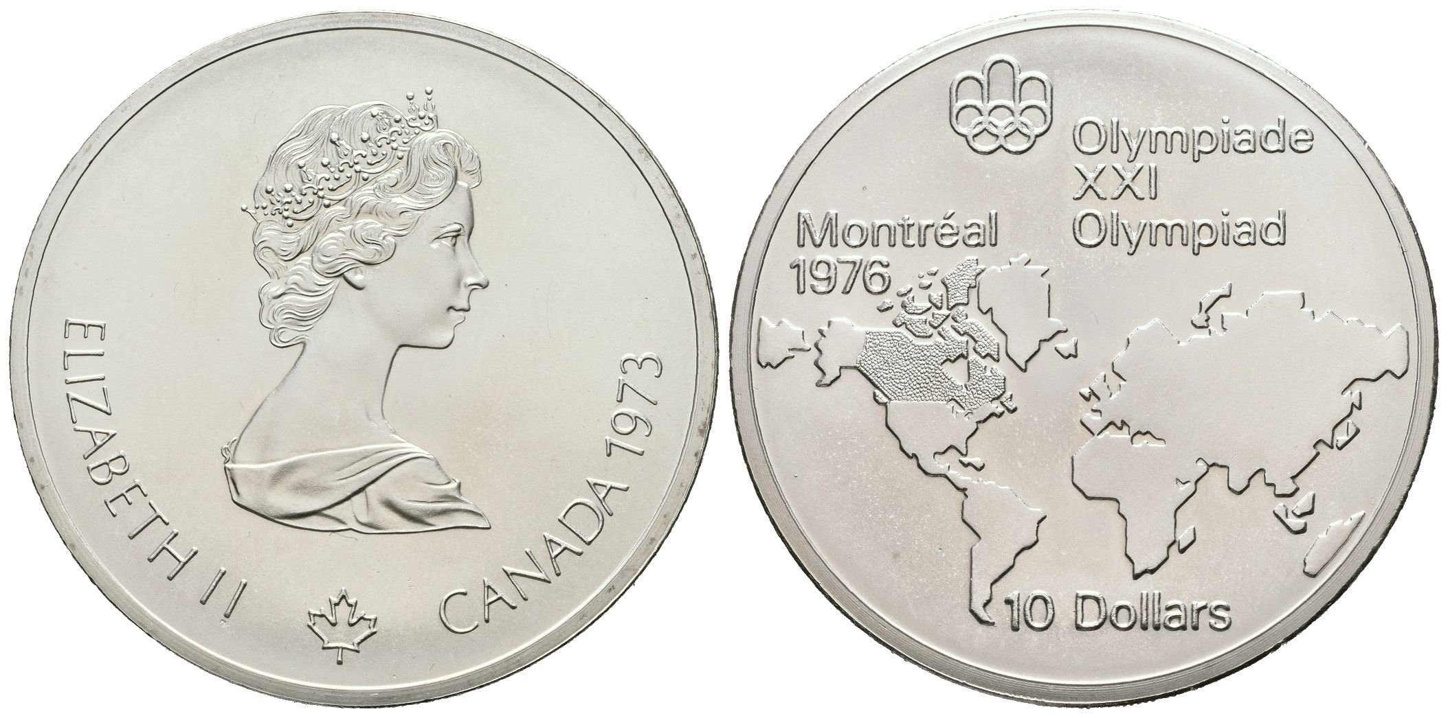 Kanada, 10 Dollar 1973 - XXI. Olympijské hry