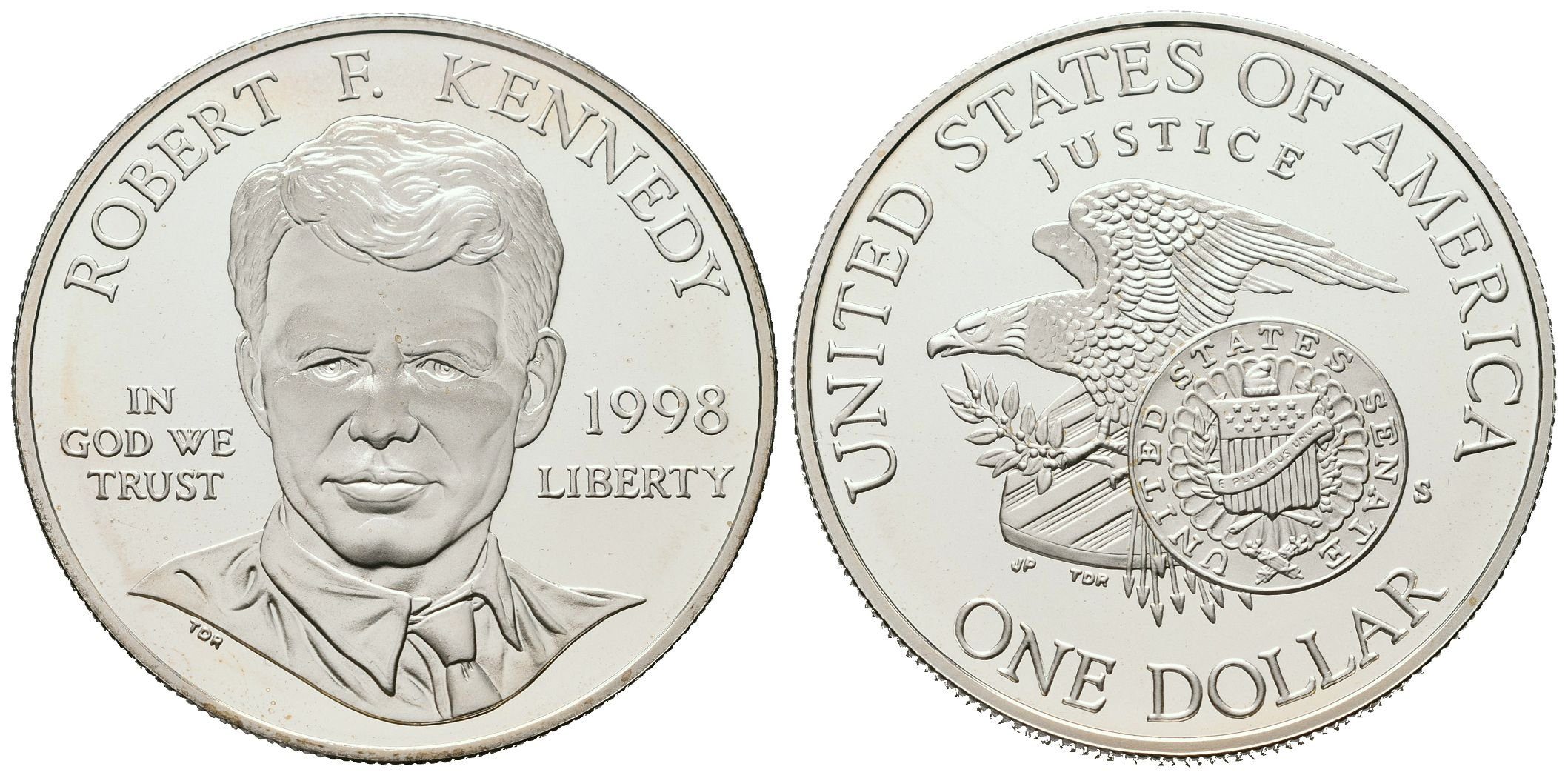 USA, 1 Dollar 1998 - Robert F. Kennedy, PROOF