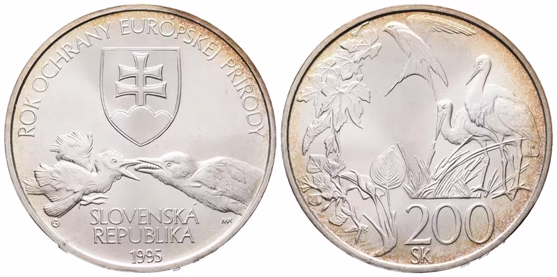 200 Sk 1995 - Rok ochrany evropské přírody, běžná kvalita