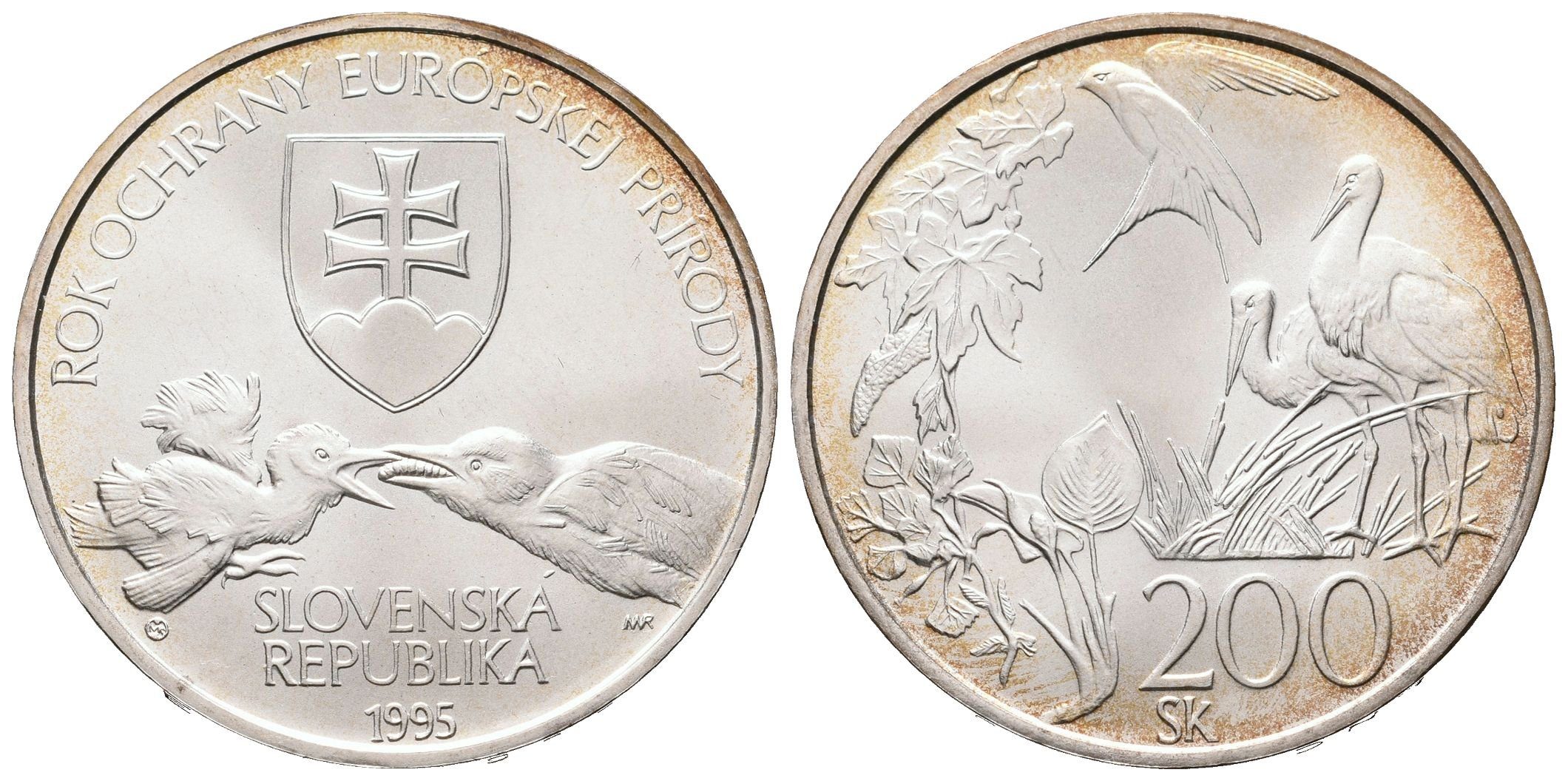 200 Sk 1995 - Rok ochrany evropské přírody, běžná kvalita