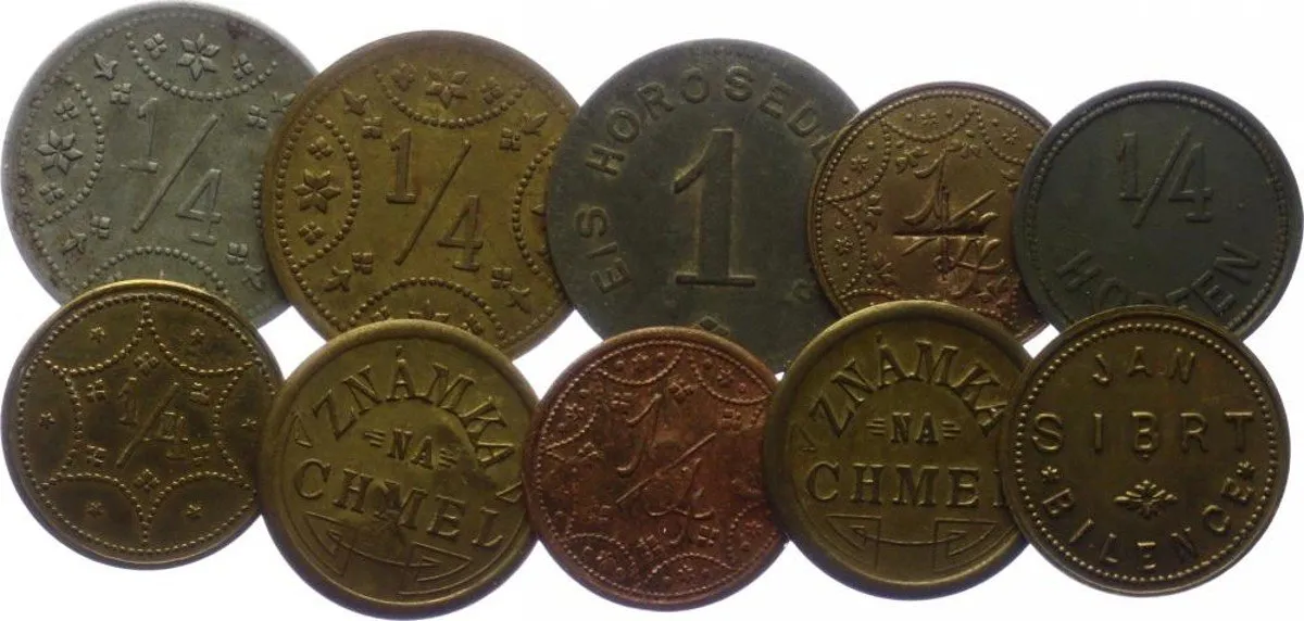 Chmelové a pivní známky — 1